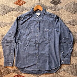Taylor Stitch Casual Blue Button-Down Shirt